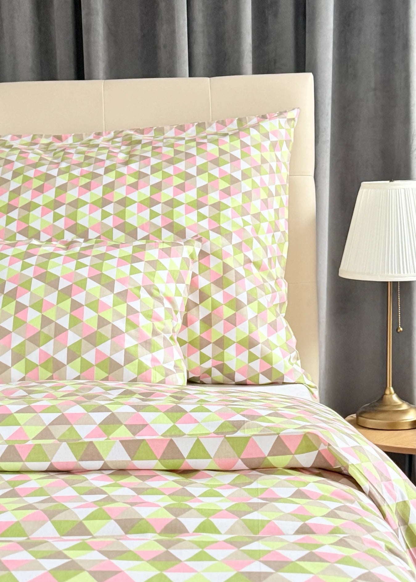 Baumwollbettwäscheset - Blaue Kreise