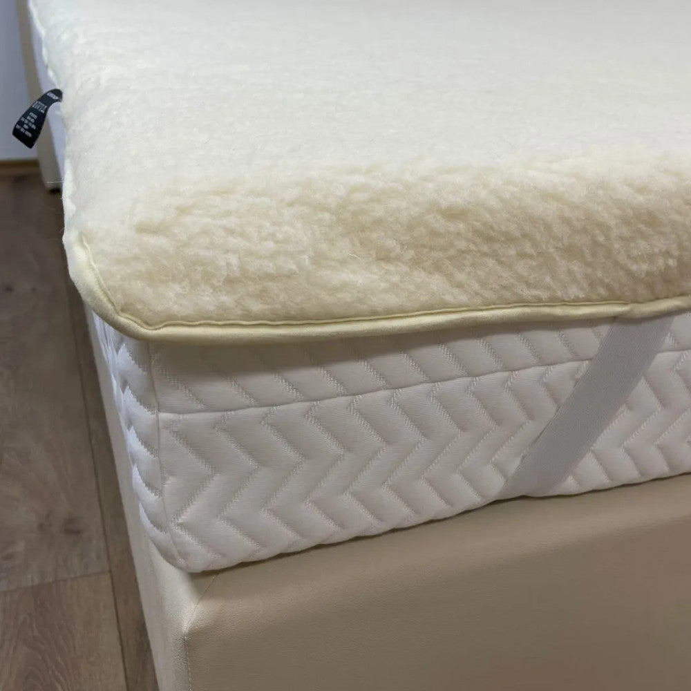 Merino wool mattress protector - 600 gr/m2 single sided