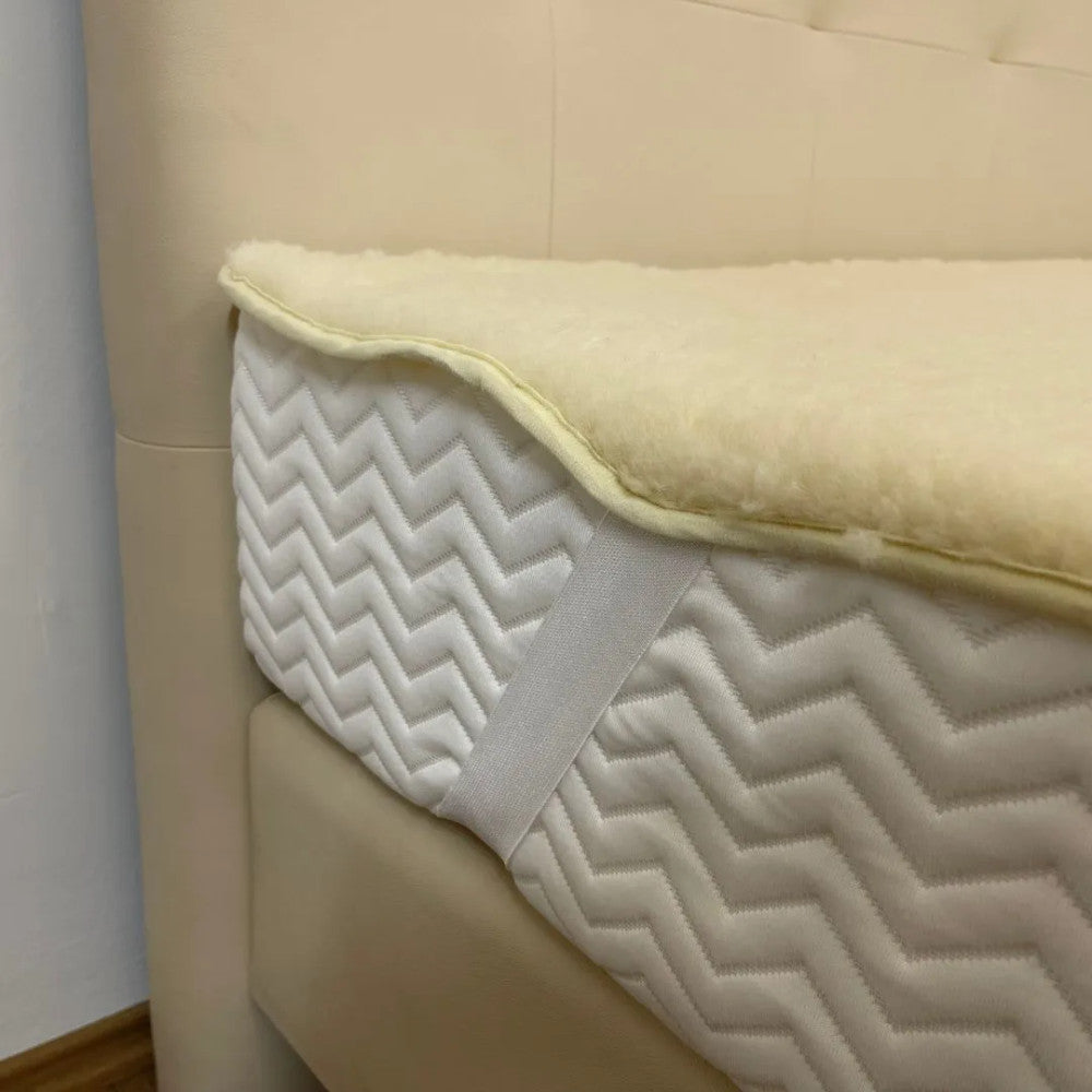 Merino wool mattress protector - 600 gr/m2 single sided