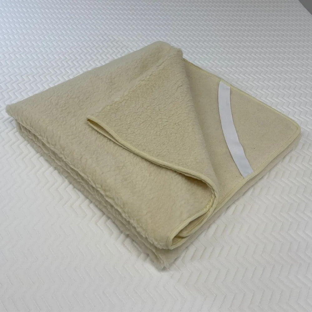 Merino wool mattress protector - 600 gr/m2 single sided