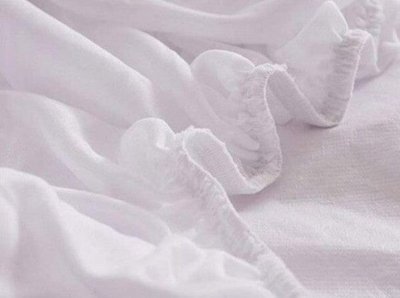 Waterproof mattress protector - round rubber design - Cotton Jersey - packaged