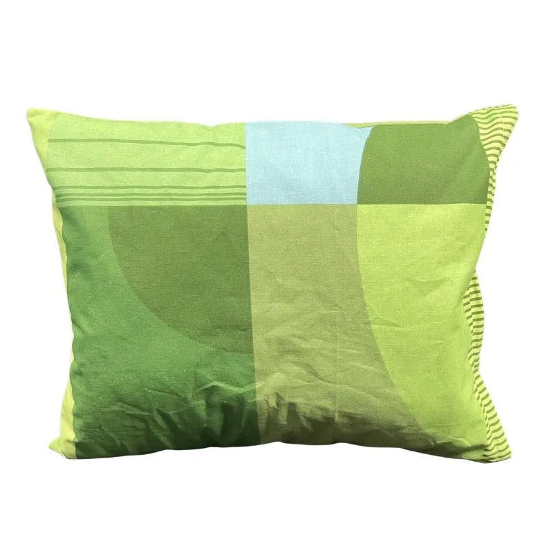 Cotton pillowcase - Blue/green