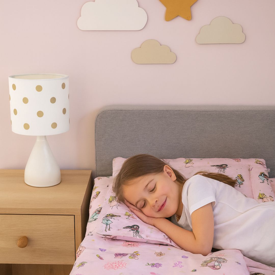 Prinzessinnen gestepptes flaches Kinderkissen