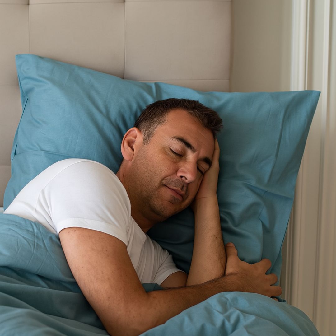 Grayish blue - cotton pillowcase