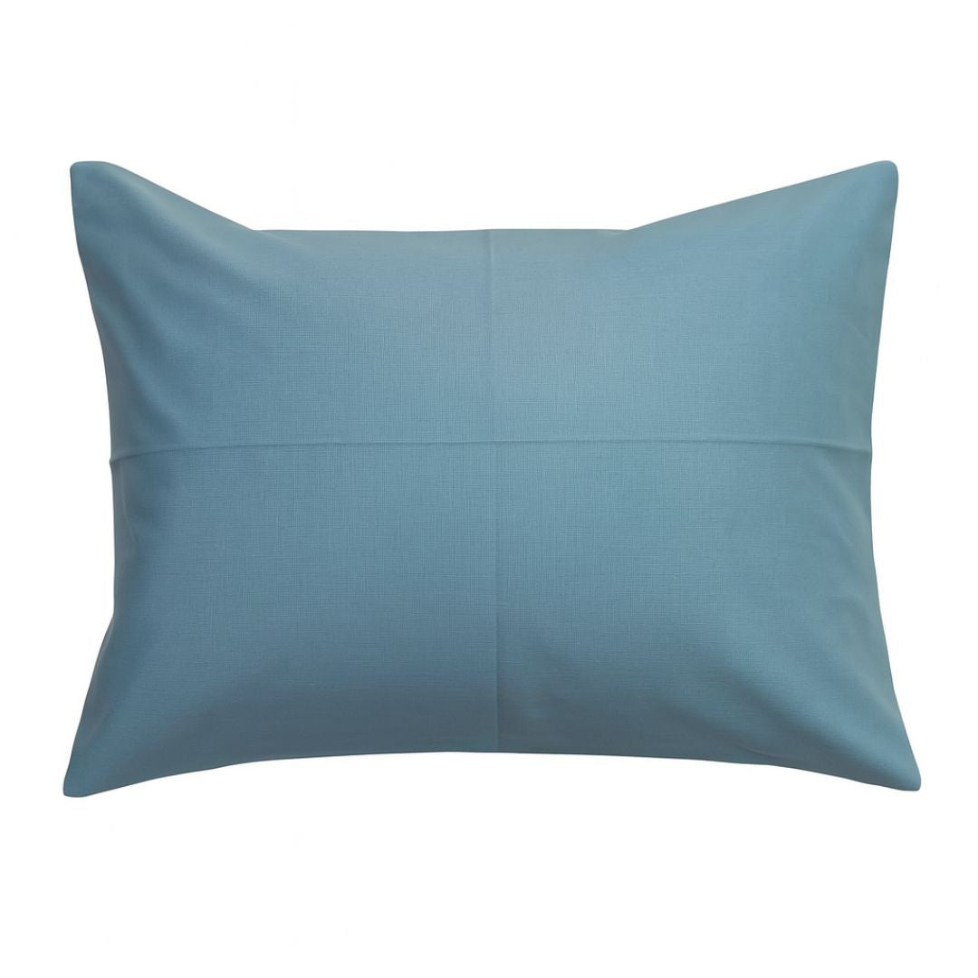 Grayish blue - cotton pillowcase