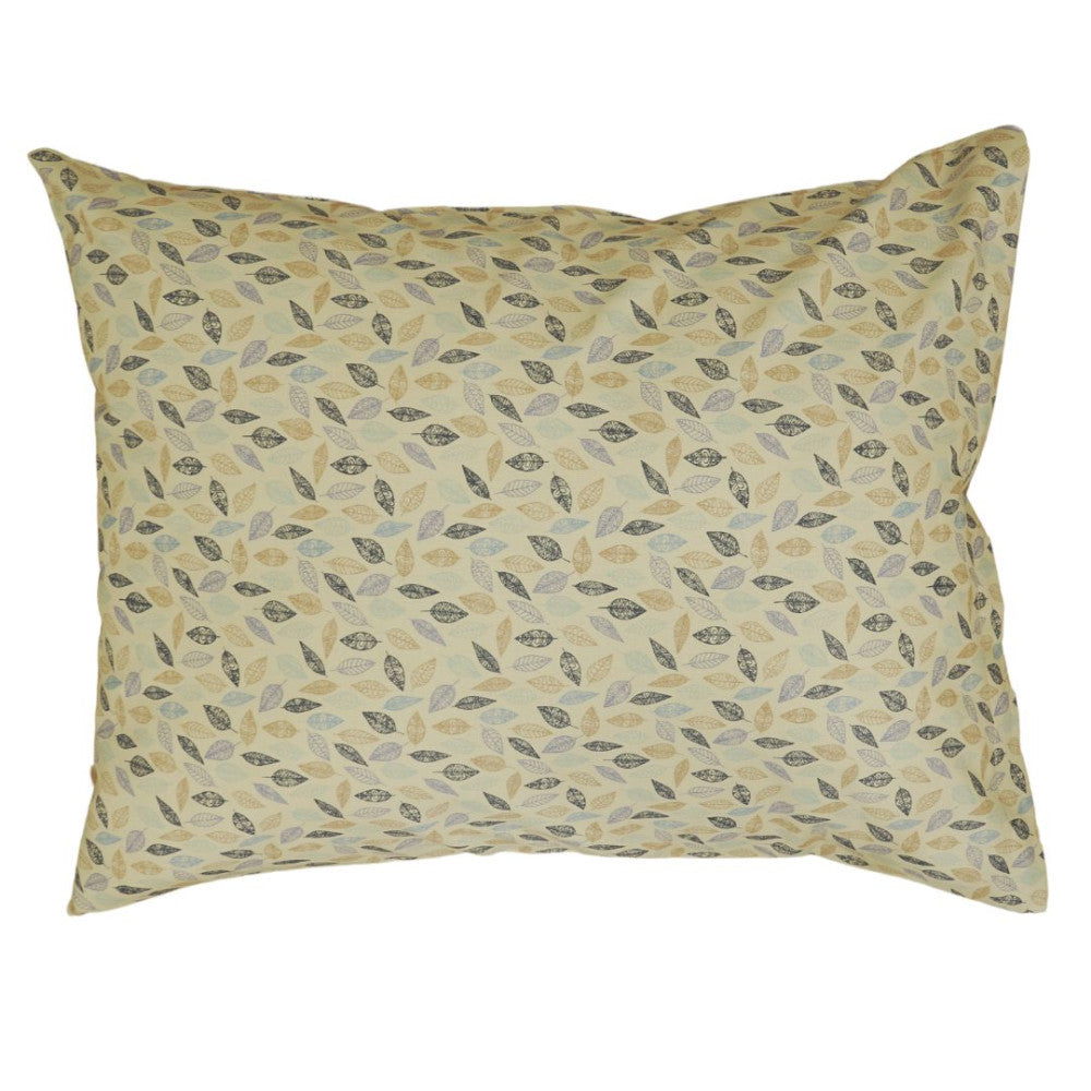 Cotton pillowcase - Tiny leaf pattern