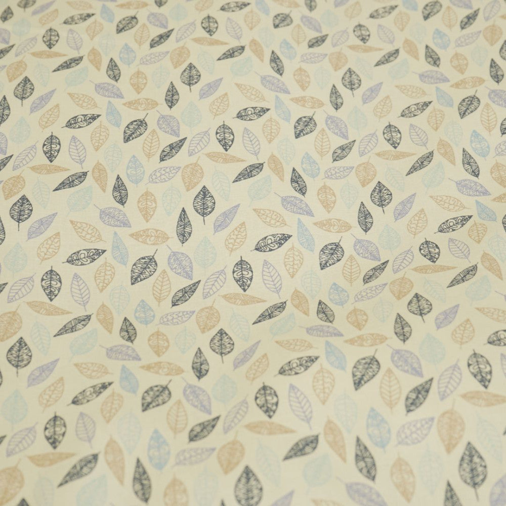 Cotton pillowcase - Tiny leaf pattern