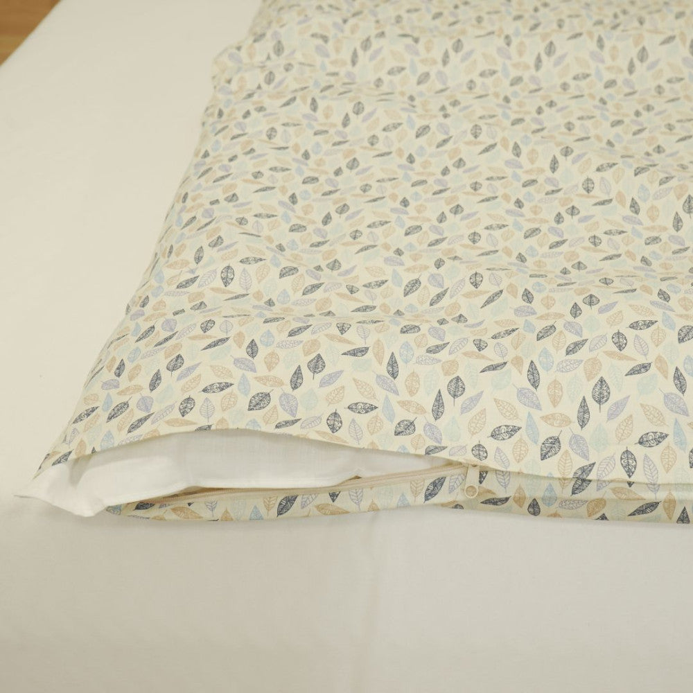 Cotton pillowcase - Tiny leaf pattern