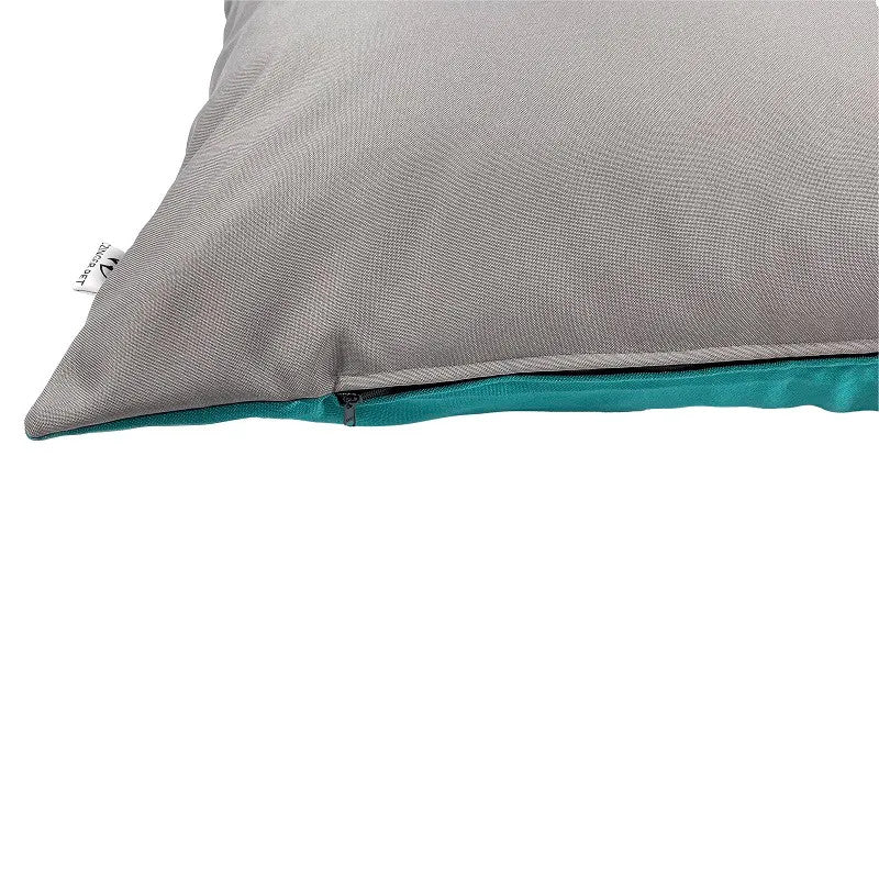 Kétoldalas design párna - kutyafekhely - szürke/kék