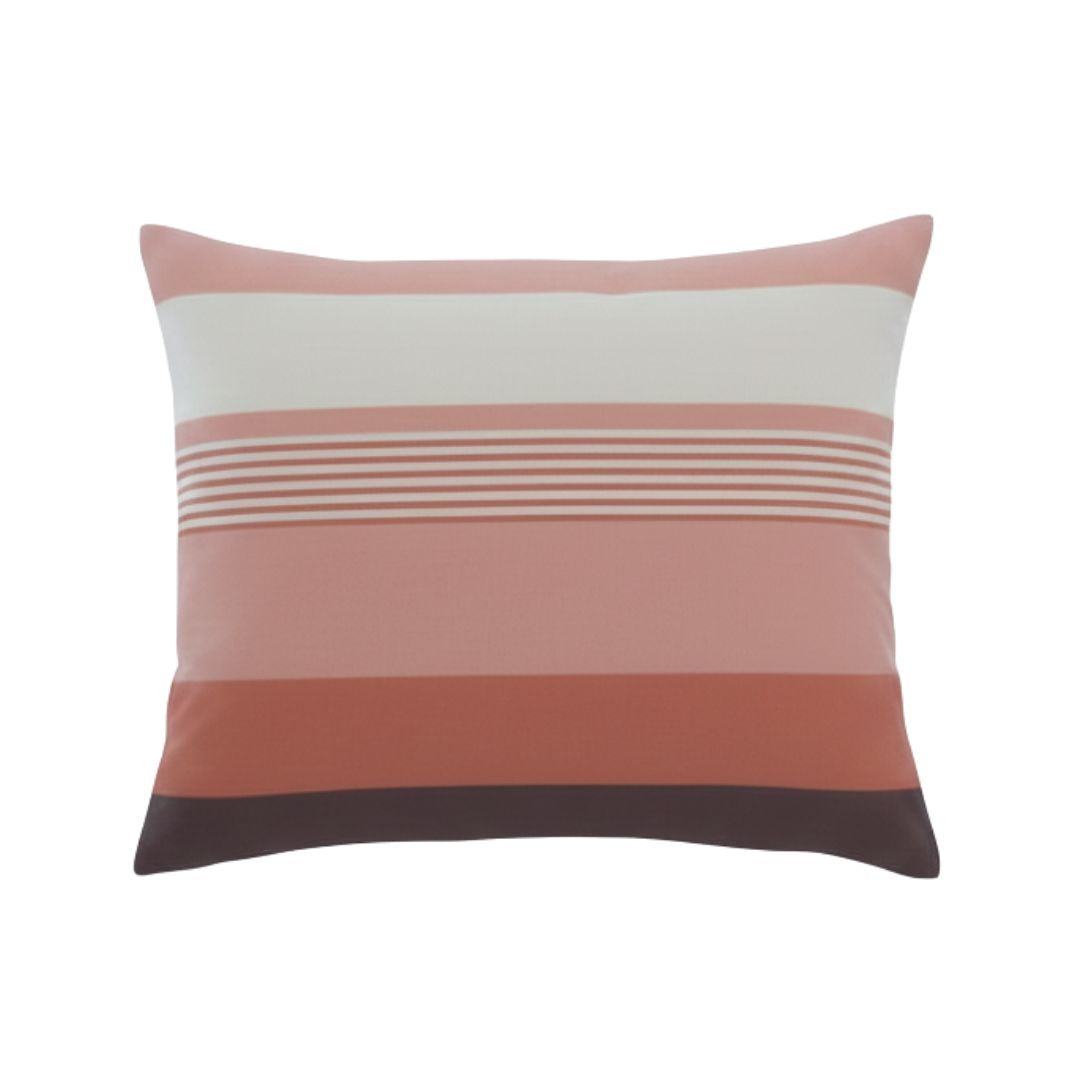 Pamut párnahuzat - Barna/narancs