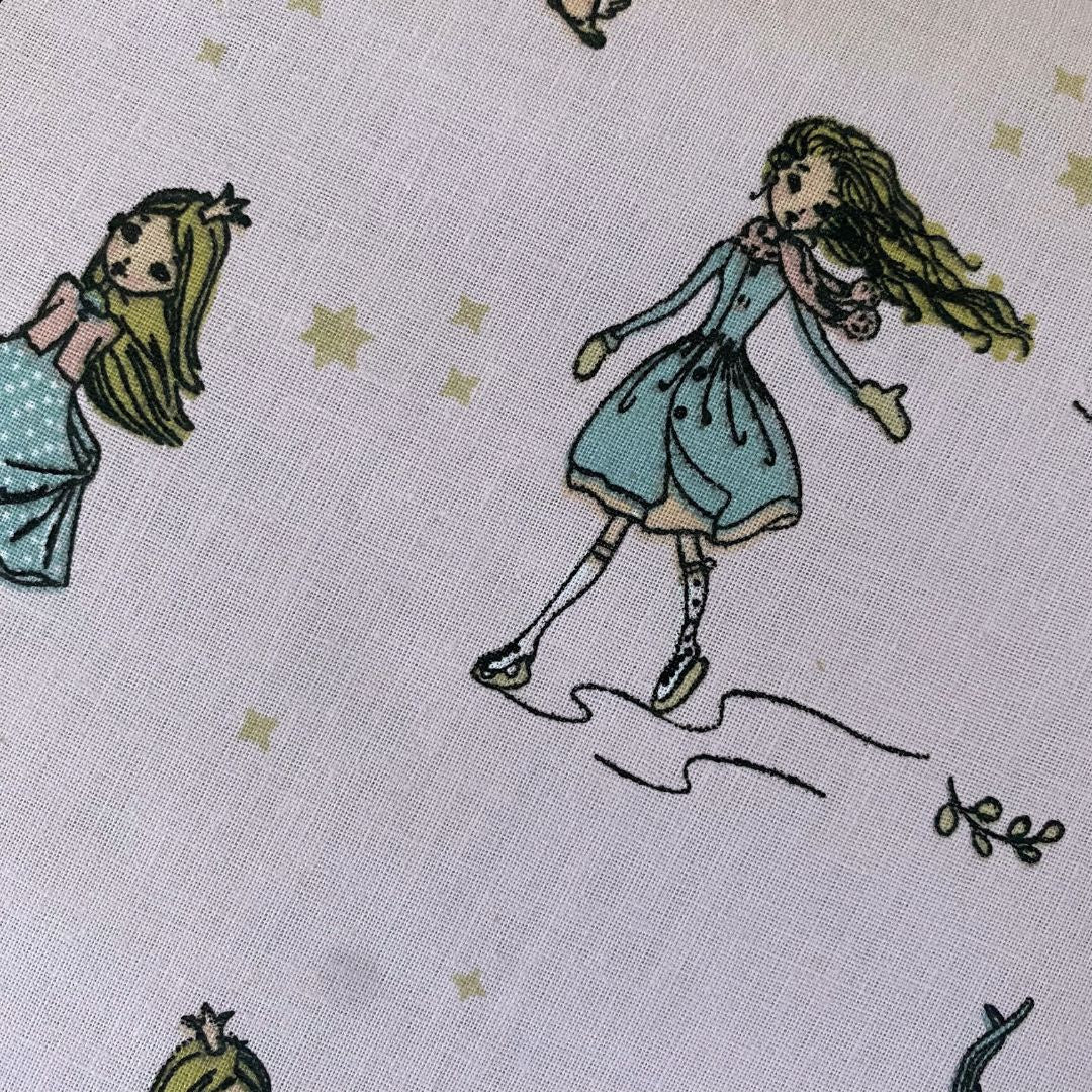 Prinzessinnen gestepptes flaches Kinderkissen