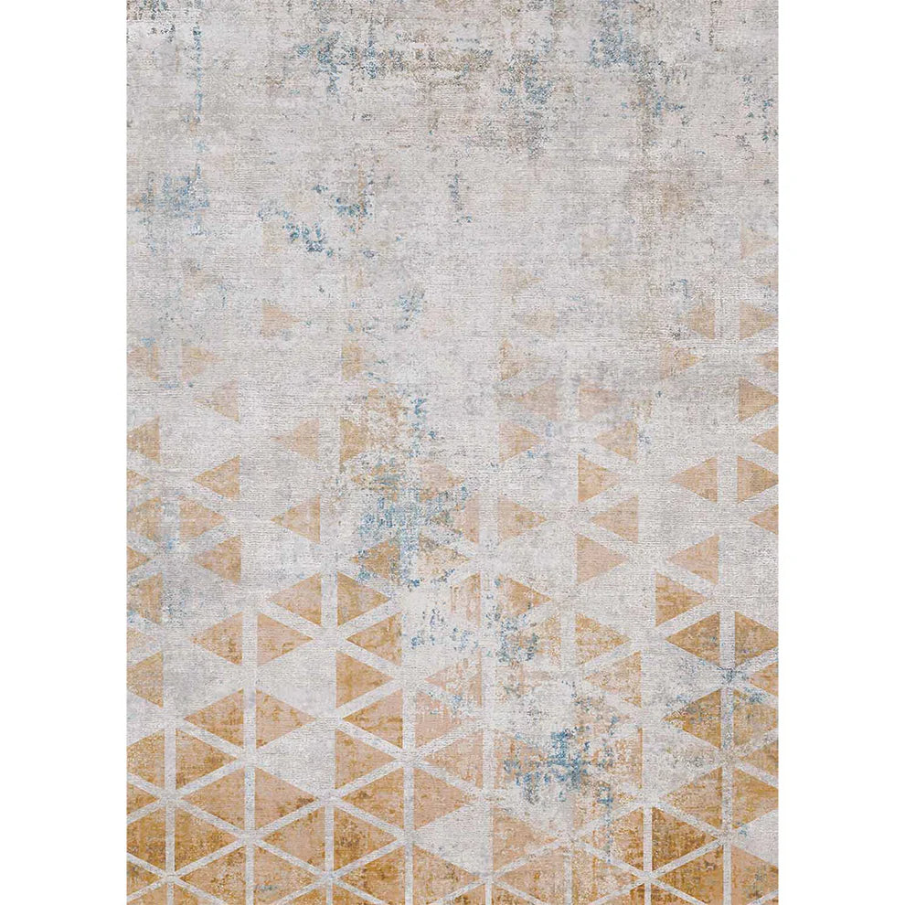 Braun-Beige gemusterter Läufer