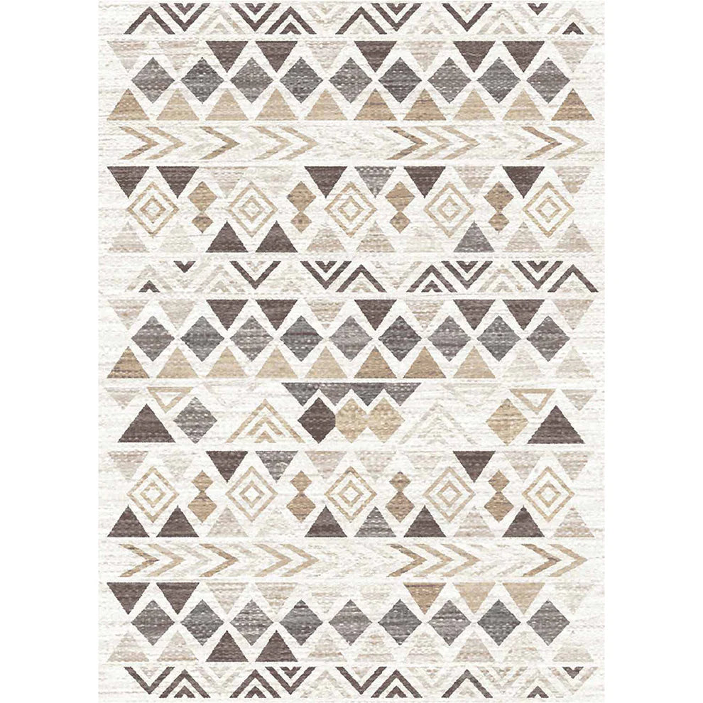 Brown-Beige patterned runner