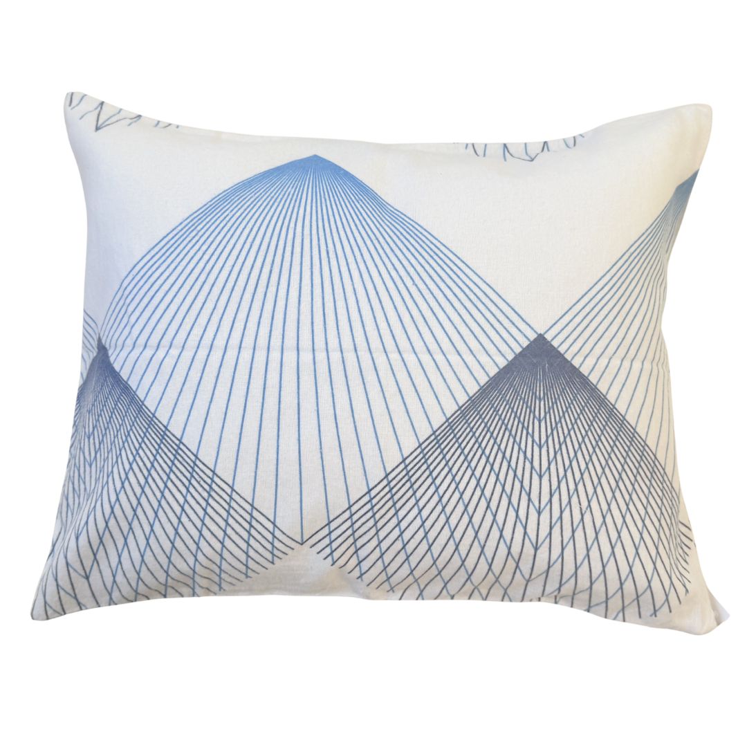 Flanel kispárnahuzat - Jeges fehér