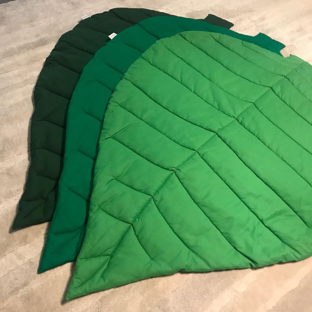 Wallflower Kinder-Spielmatte und Decke - dunkelgrün