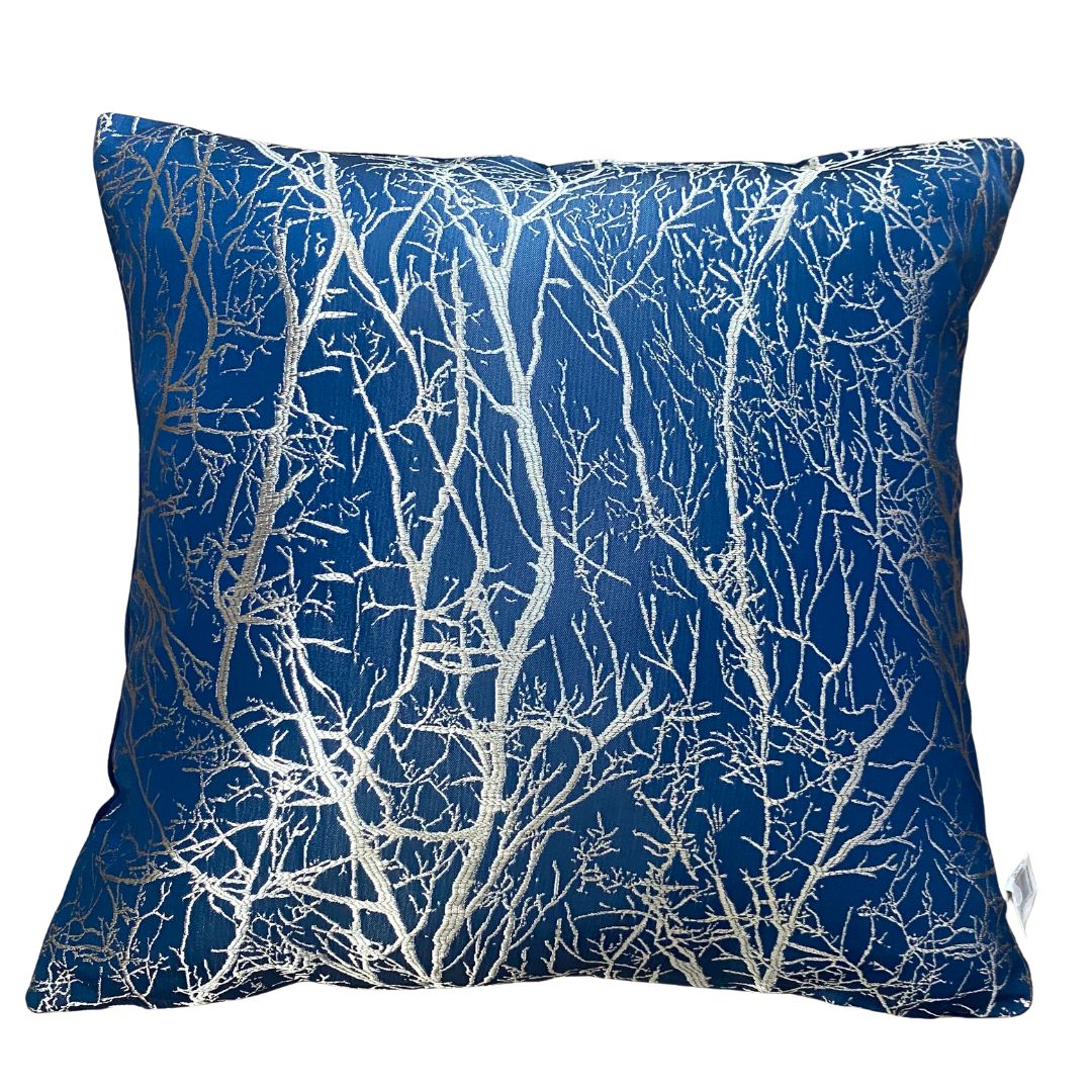 Branch velvet decorative pillow - 45x45 cm