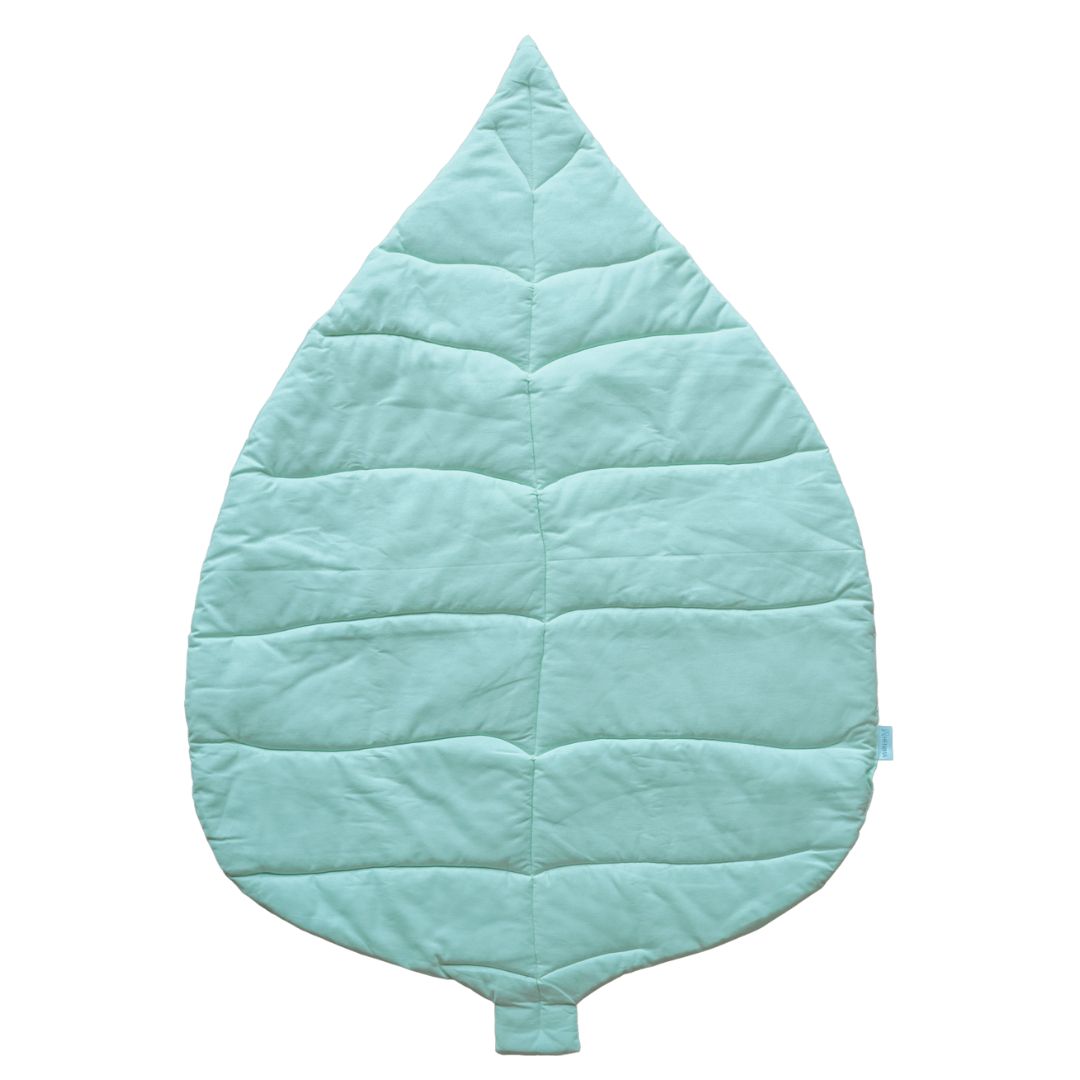 Leaf Kinder-Spielmatte und Decke - Minze