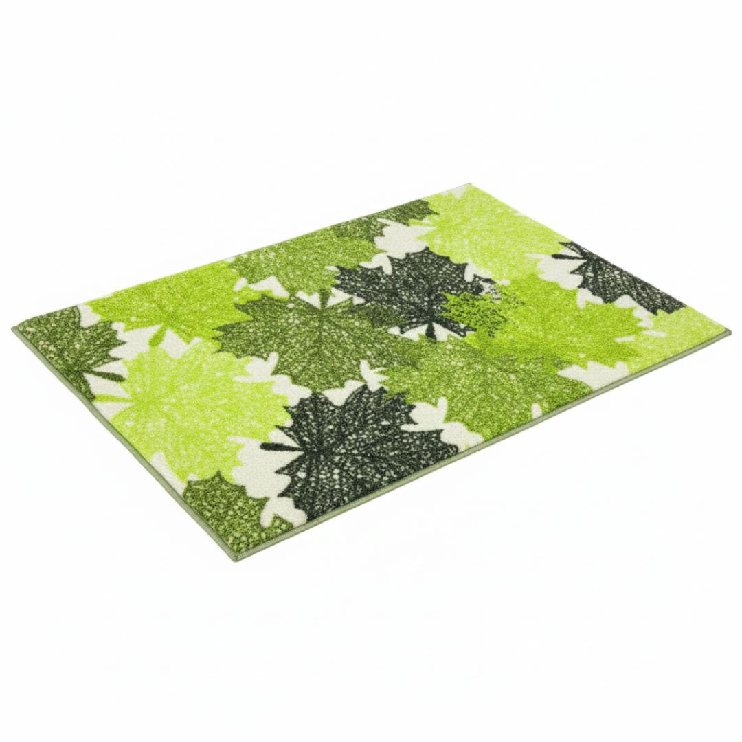 Doormat - Leaf pattern - Green