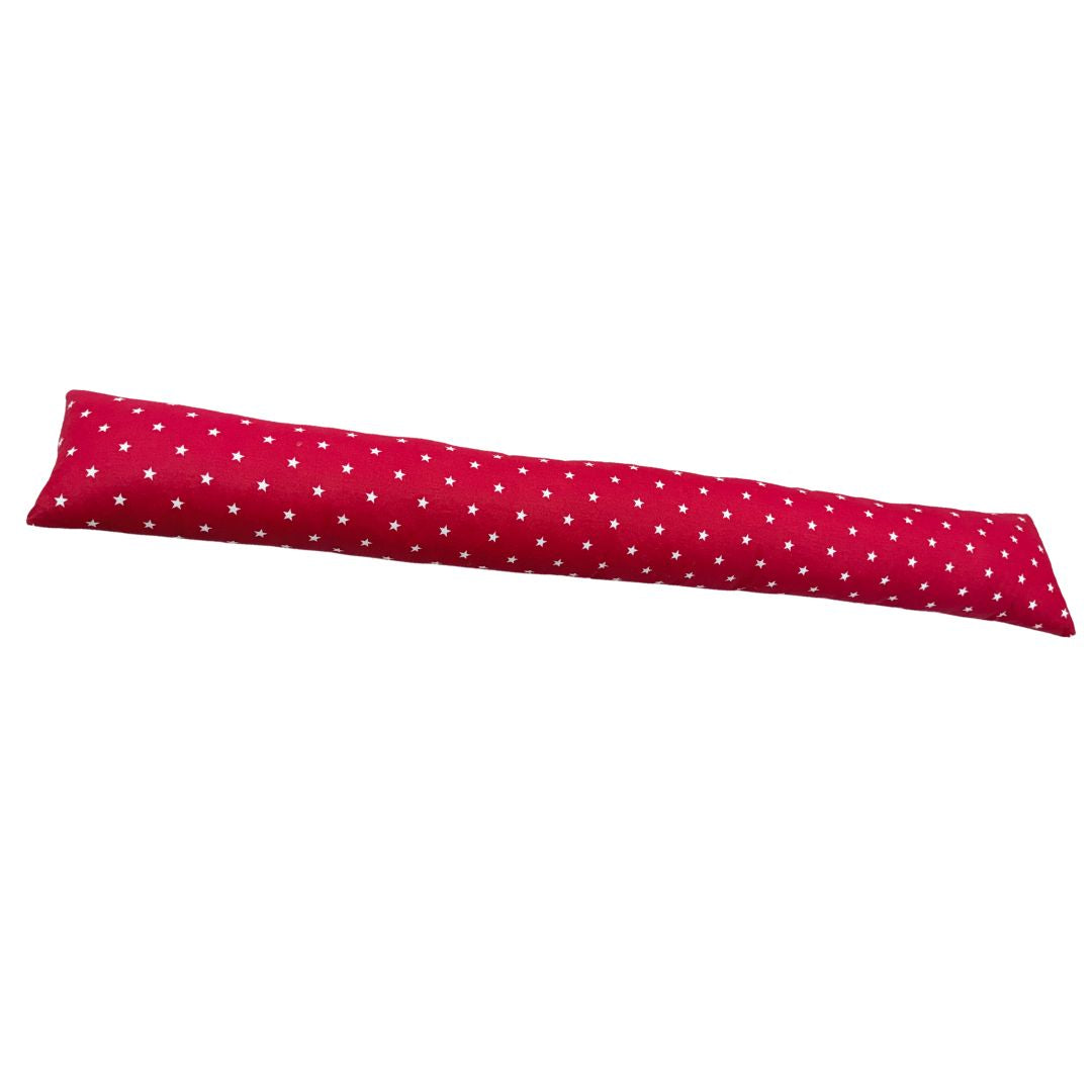 Christmas draught excluder - star pattern