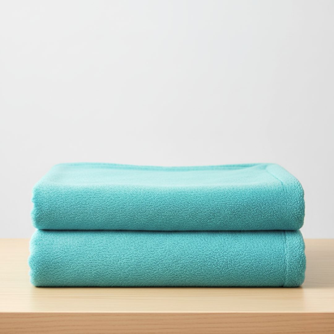 Cozy belebújós pléd rövidebb ujjal - Türkizkék