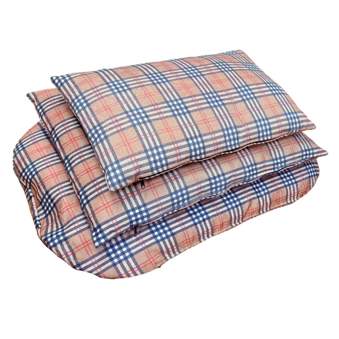 Kockás design kutyafekhely