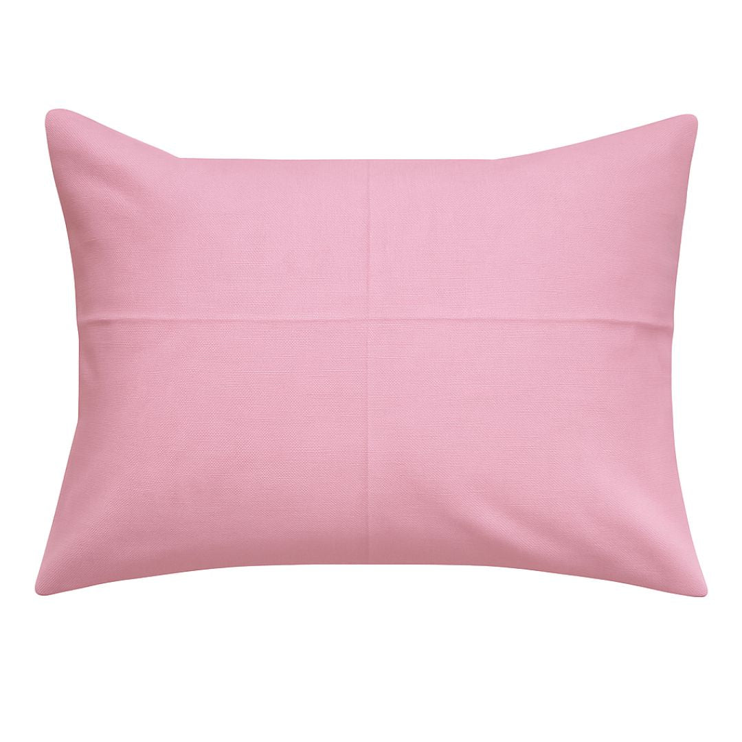 Pink - cotton pillowcase