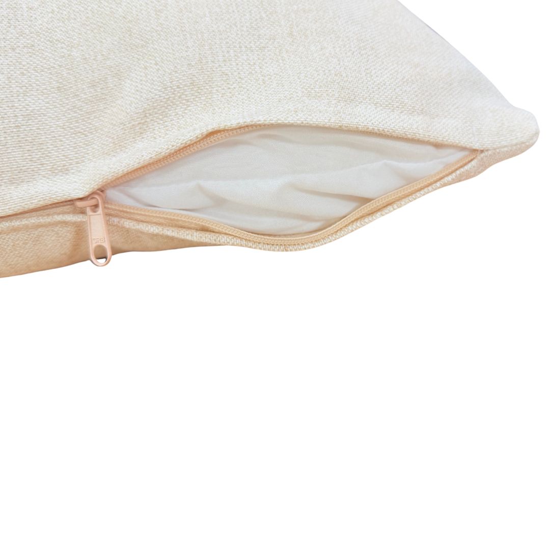 Red star zippered pillow with insert