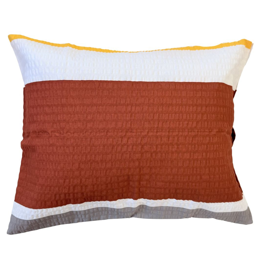 Krepp kispárnahuzat - Őszi naplemente