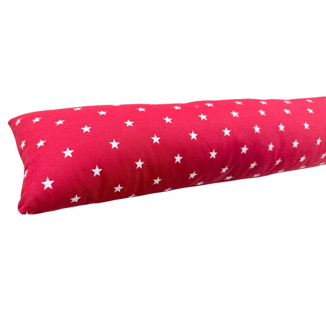 Christmas draught excluder - star pattern