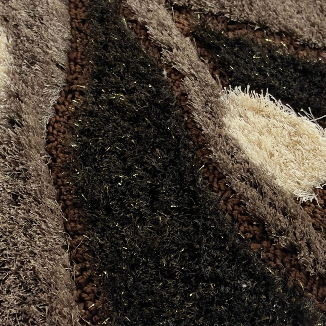 Brown-Beige patterned runner