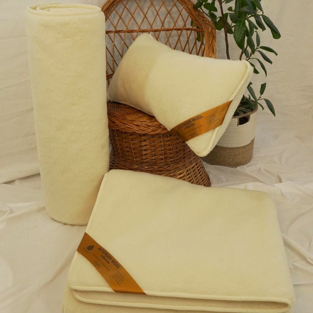 Kaschmir-Wolle-Euro-Set doppelseitig 550 gr/m2 – LUXUSQUALITÄT!