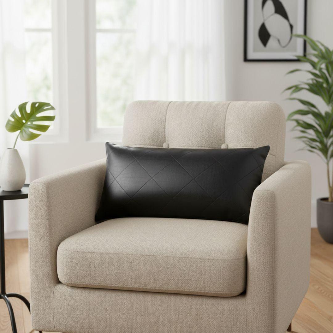 Decorative pillow, with insert - zippered - Silver