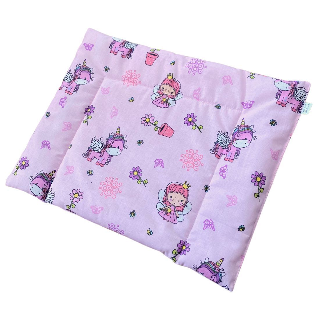 Unicorn quilted flat children's pillow