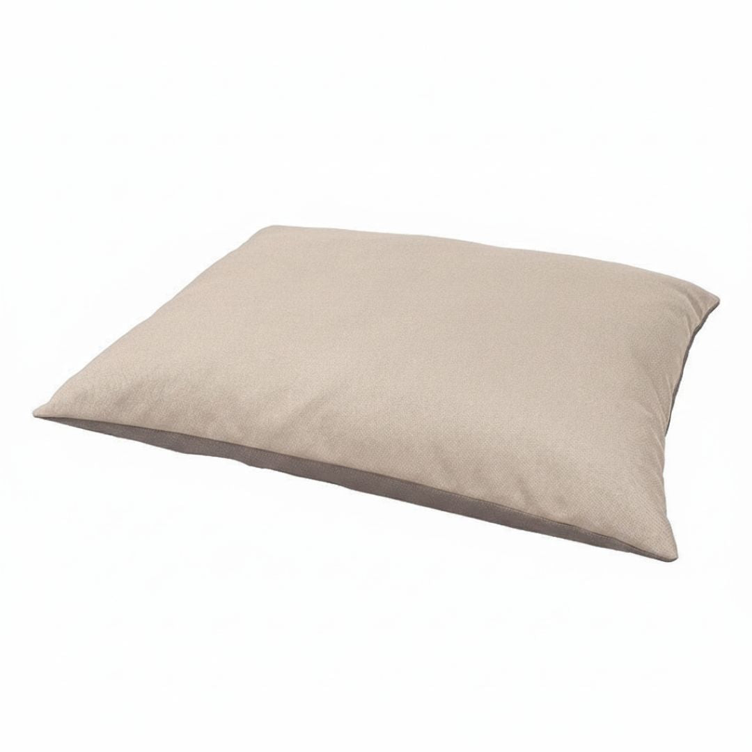 Doppelseitiges Designkissen - Hundebett - blass/dunkelrosa