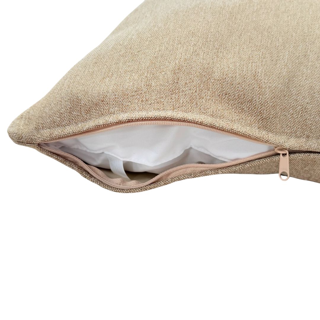 Decorative cushion (with insert) 45x45 cm (cream)