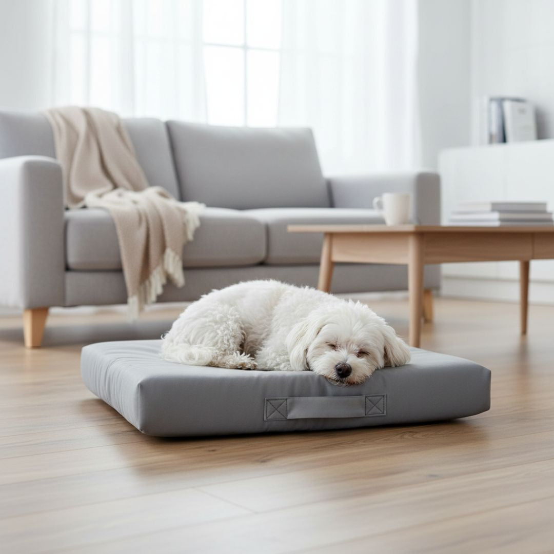 Premium Matratzen-Hundebett - Grau