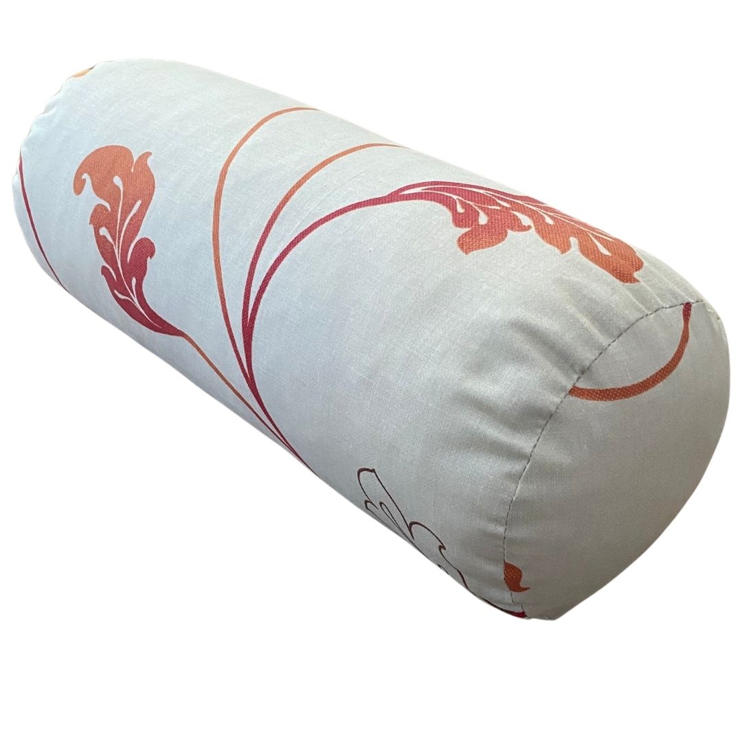 Beige branched - cylinder pillow 2 pcs