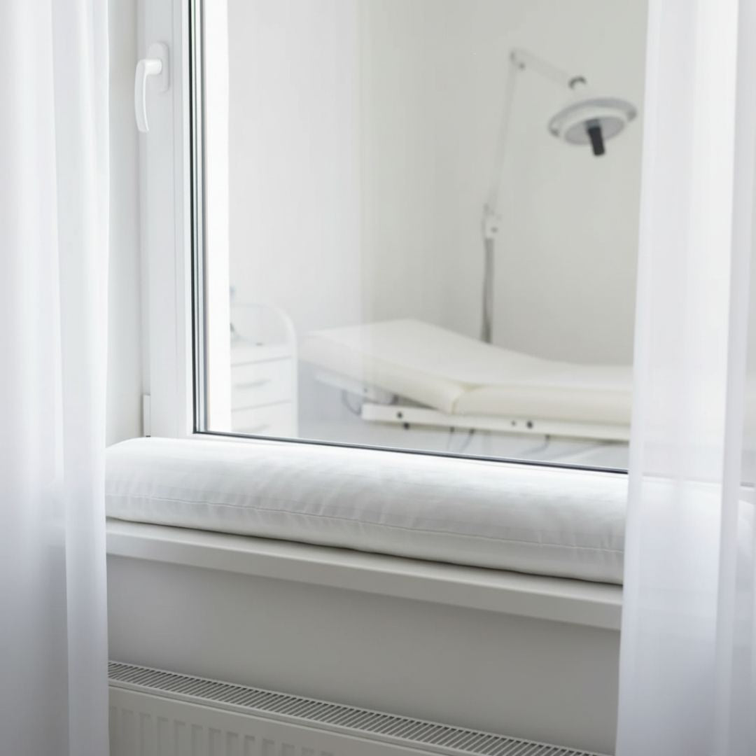 Damask striped draft stopper