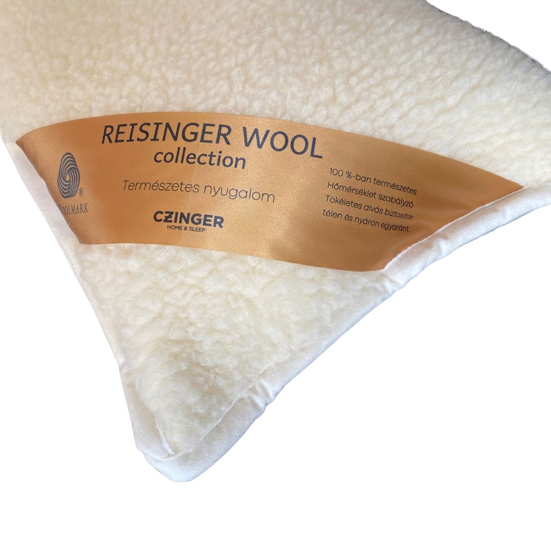 Doppelseitiges Woll-Eurokissen 450 gr/m2 - 40x80 cm