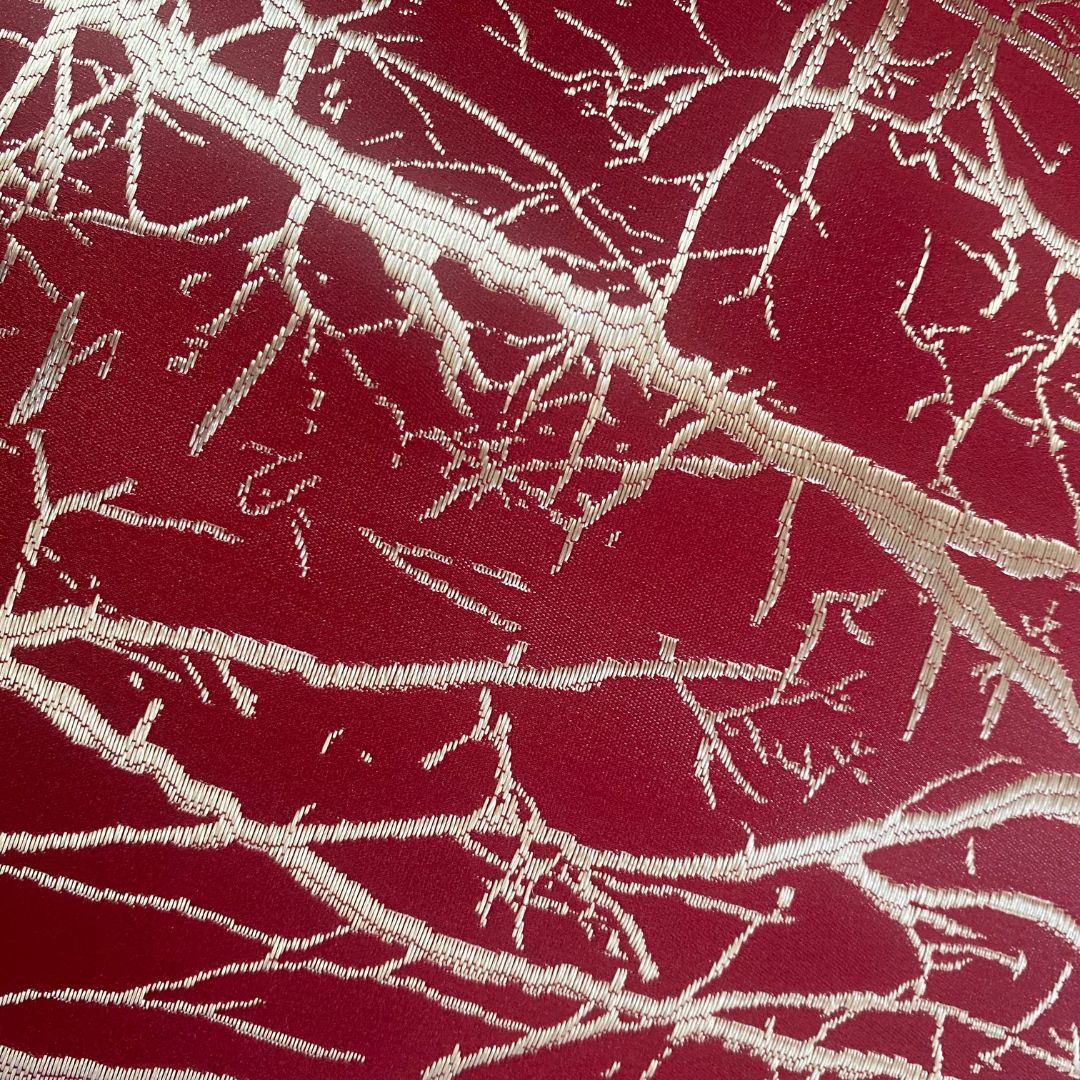 Branch velvet decorative pillow - 45x45 cm