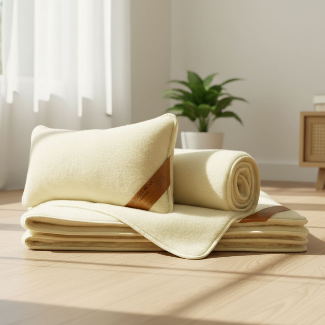 Cashmere-Wool Euro set double-sided 550 gr/m2 - LUXURY QUALITY!