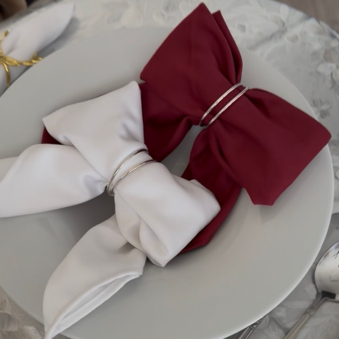 Textile napkin - cream - Premium quality!