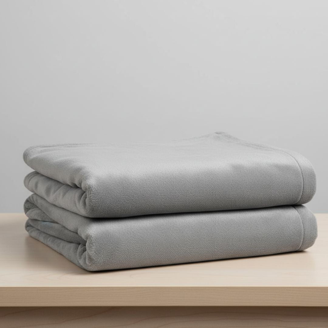 Cozy belebújós pléd rövidebb ujjal - Szürke