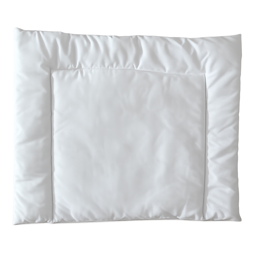 Microfiber soft lapos gyerekpárna - fehér steppelt