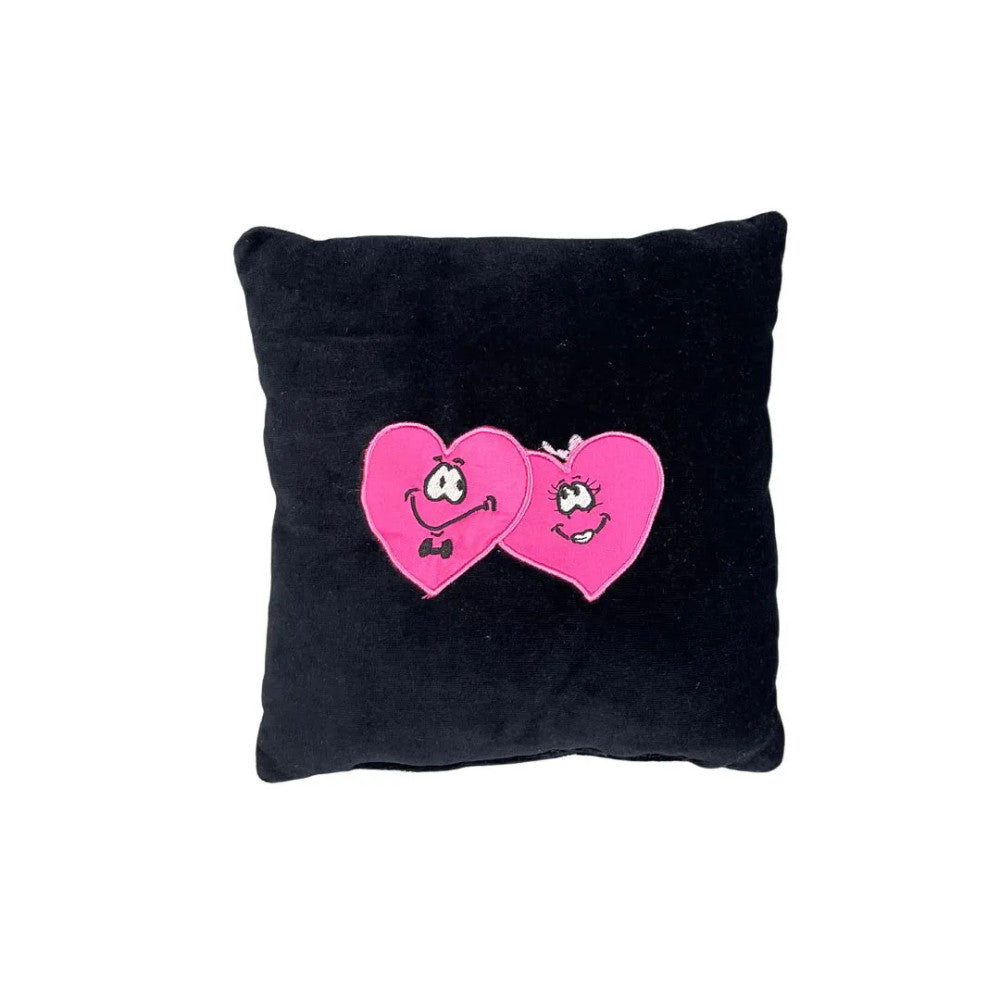 Heart shaped decorative pillow - plush - small