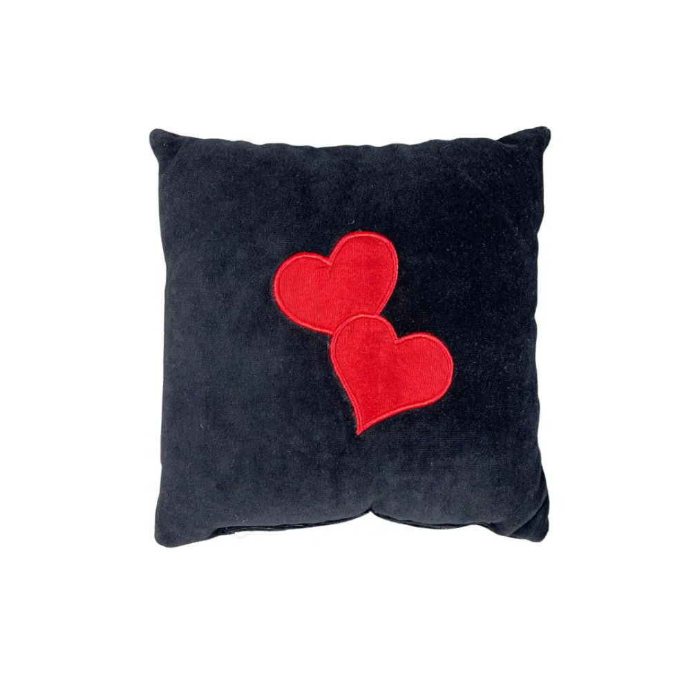 Heart shaped decorative pillow - plush - small
