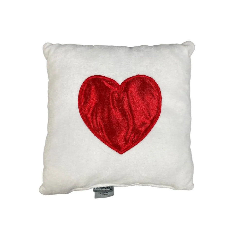 Heart shaped decorative pillow - plush - small