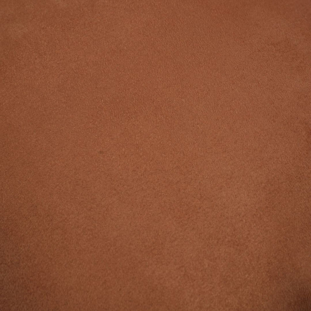 Salmon velvet decorative pillow - with insert