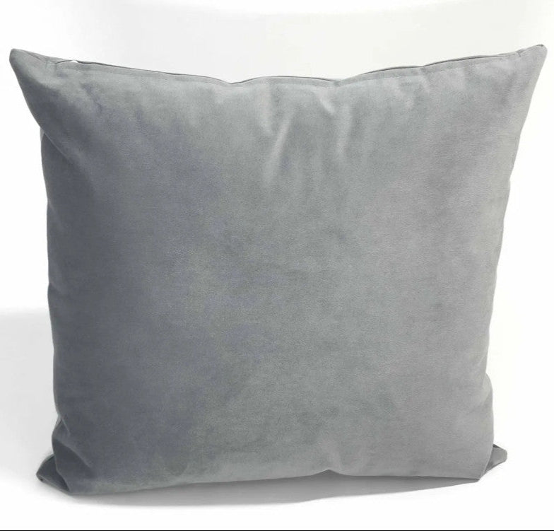 Dekokissen (mit Einlage) 45x45 cm (grau)