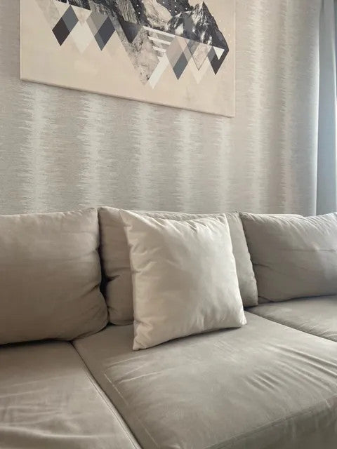 Decorative cushion (with insert) 45x45 cm (cream)